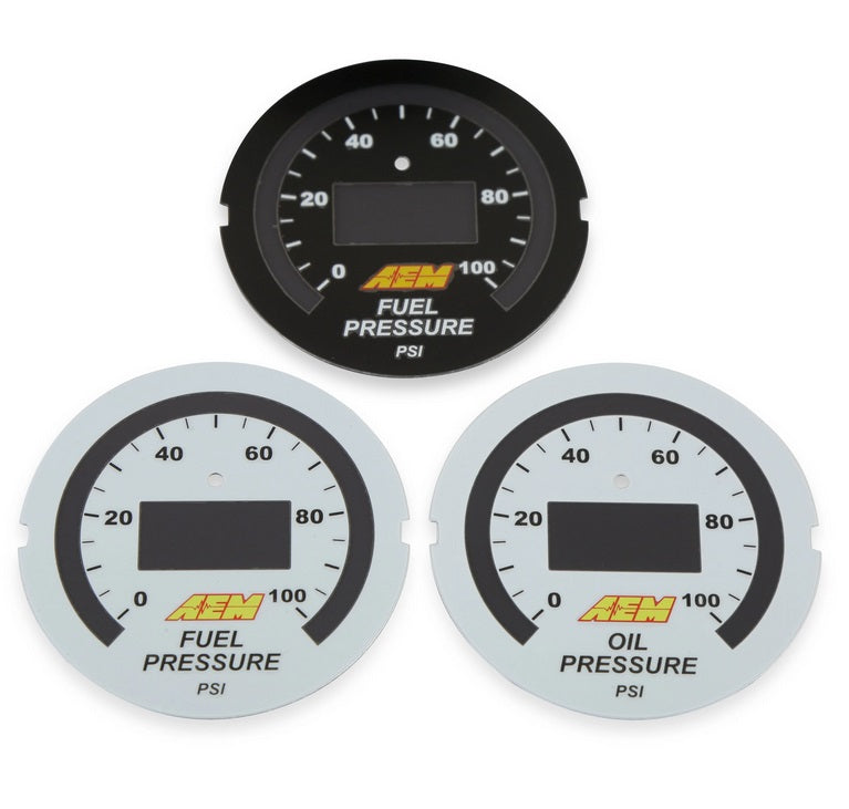 AEM Oil/Fuel Pressure guage 0-100